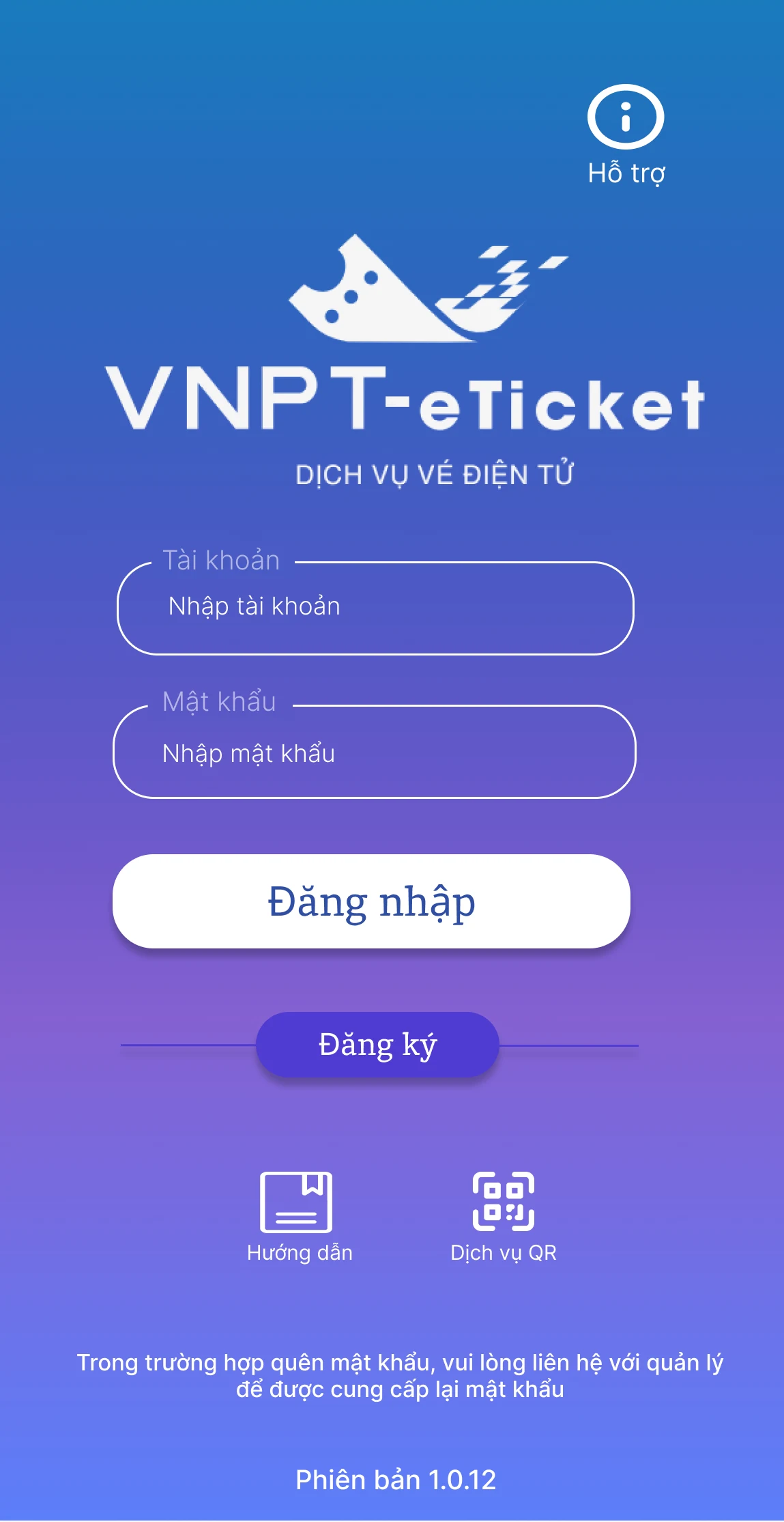 VNPT eTICKET screenshot
